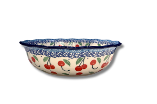 D78 Bunzlau Serveer Schaal golvende rand 2715X Ovale Schalen